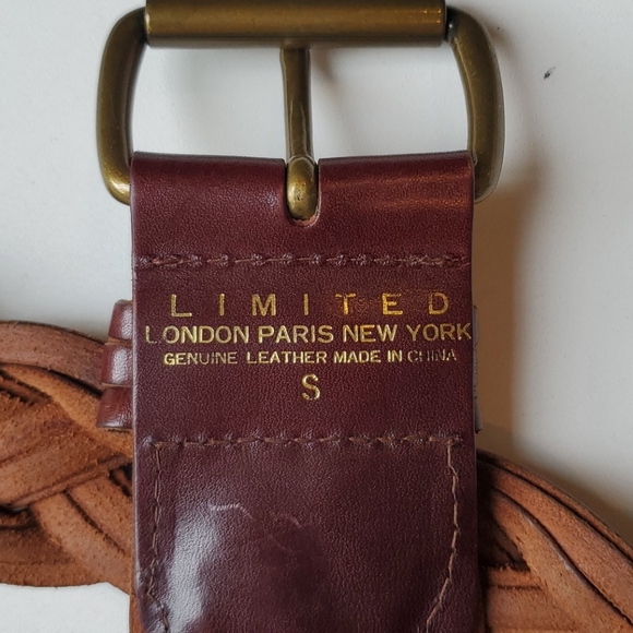 THE LIMITED vintage braided leather and brass belt - Picture 3 of 10